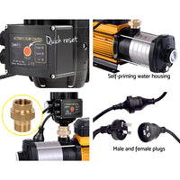 Thumbnail for Giantz Garden Water Pump High Pressure 2500W Multi Stage Tank Rain Irrigation Black