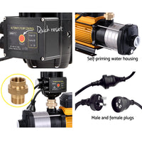 Thumbnail for Giantz Garden Water Pump High Pressure 2500W Multi Stage Tank Rain Irrigation Yellow