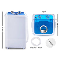 Thumbnail for Devanti 4.6KG Mini Portable Washing Machine