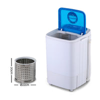 Thumbnail for Devanti 4.6KG Mini Portable Washing Machine