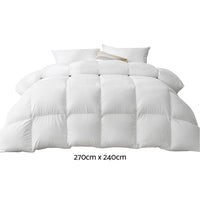 Thumbnail for Giselle Bedding Super King 800GSM Goose Down Feather Quilt