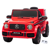 Thumbnail for Kids Ride On Car Electric Mercedes-Benz Licensed Toys 12V Battery Red Cars AMG63