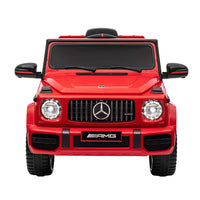 Thumbnail for Kids Ride On Car Electric Mercedes-Benz Licensed Toys 12V Battery Red Cars AMG63