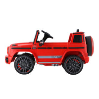 Thumbnail for Kids Ride On Car Electric Mercedes-Benz Licensed Toys 12V Battery Red Cars AMG63