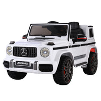 Thumbnail for Mercedes-Benz Kids Ride On Car Electric AMG G63 Licensed Remote Cars 12V White