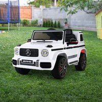 Thumbnail for Mercedes-Benz Kids Ride On Car Electric AMG G63 Licensed Remote Cars 12V White