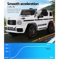 Thumbnail for Mercedes-Benz Kids Ride On Car Electric AMG G63 Licensed Remote Cars 12V White