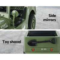 Thumbnail for Rigo Kids Ride On Car Off Road Military Toy Cars 12V Olive