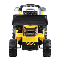 Thumbnail for Rigo Kids Ride On Bulldozer Digger Electric Car Yellow