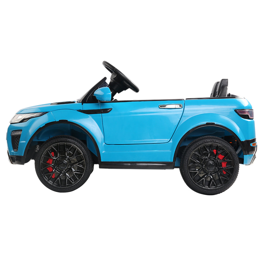 Rigo Ride On Car Toy Kids Electric Cars 12V Battery SUV Blue