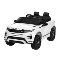 Thumbnail for Kids Ride On Car Licensed Land Rover 12V Electric Car Toys Battery Remote White