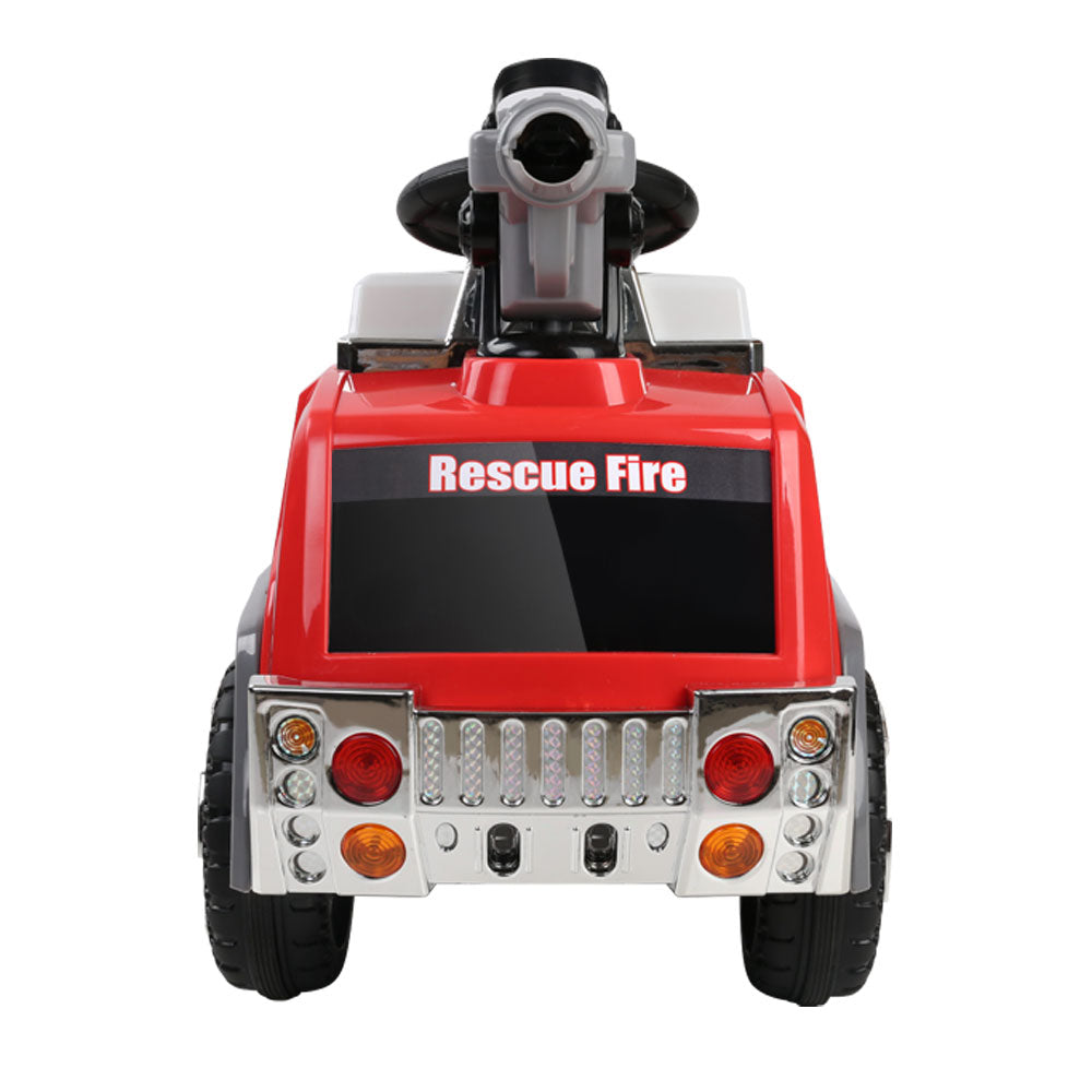 Rigo Kids Ride On Fire Truck Motorbike Motorcycle Car Red Grey