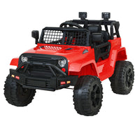 Thumbnail for Rigo Kids Ride On Car Electric 12V Car Toys Jeep Battery Remote Control Red