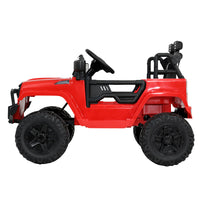 Thumbnail for Rigo Kids Ride On Car Electric 12V Car Toys Jeep Battery Remote Control Red