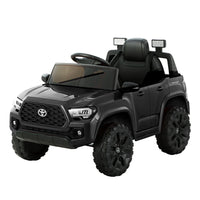 Thumbnail for Toyota Ride On Car Kids Electric Toy Cars Tacoma Off Road Jeep 12V Battery Black