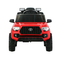 Thumbnail for Toyota Ride On Car Kids Electric Toy Cars Tacoma Off Road Jeep 12V Battery Red