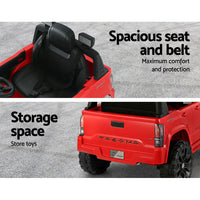 Thumbnail for Toyota Ride On Car Kids Electric Toy Cars Tacoma Off Road Jeep 12V Battery Red