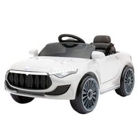 Thumbnail for Rigo Kids Ride On Car Electric Toys 12V Battery Remote Control White MP3 LED