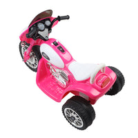 Thumbnail for Rigo Kids Electric Ride On Patrol Police Car Harley-Inspired 6V Pink