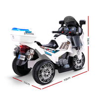 Thumbnail for Rigo Kids Ride On Motorbike Motorcycle Car White