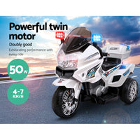 Thumbnail for Rigo Kids Ride On Motorbike Motorcycle Car White