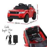 Thumbnail for Rigo Kids Ride On Car 12V Electric Toys Cars Battery Remote Control Red