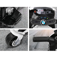 Thumbnail for Kids Ride On Motorbike BMW Licensed S1000RR Motorcycle Car Black