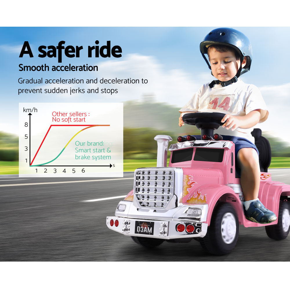 Ride On Cars Kids Electric Toys Car Battery Truck Childrens Motorbike Toy Rigo Pink