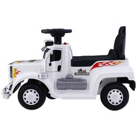 Thumbnail for Ride On Cars Kids Electric Toys Car Battery Truck Childrens Motorbike Toy Rigo White