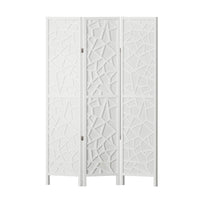 Thumbnail for Artiss 3 Panel Room Divider Screen 122x170cm Clover White