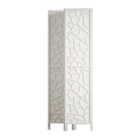 Thumbnail for Artiss 3 Panel Room Divider Screen 122x170cm Clover White