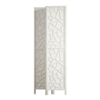 Thumbnail for Artiss 4 Panel Room Divider Screen 162x170cm Clover White