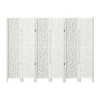 Thumbnail for Artiss 6 Panel Room Divider Screen 244x170cm Clover White