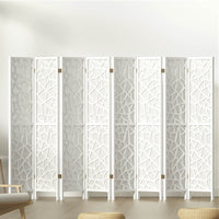 Thumbnail for Artiss 8 Panel Room Divider Screen 325x170cm Clover White