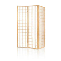 Thumbnail for Artiss 3 Panel Room Divider Screen 131x179cm Natural