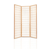 Thumbnail for Artiss 3 Panel Room Divider Screen 131x179cm Natural