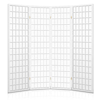 Thumbnail for Artiss 4 Panel Room Divider Screen 174x179cm White