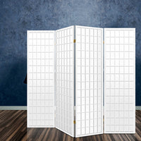 Thumbnail for Artiss 4 Panel Room Divider Screen 174x179cm White