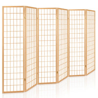 Thumbnail for Artiss 6 Panel Room Divider Screen 261x179cm Natural