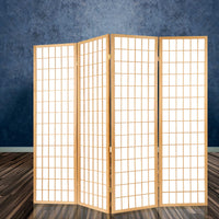 Thumbnail for Artiss 6 Panel Room Divider Screen 261x179cm Natural