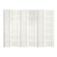 Thumbnail for Artiss 6 Panel Room Divider Screen 265x179cm Nova White