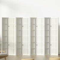 Thumbnail for Artiss 8 Panel Room Divider Screen 353x179cm Nova White