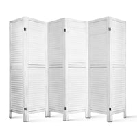 Thumbnail for Artiss 6 Panel Room Divider Screen 245x170cm Louver White