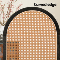 Thumbnail for Artiss 3 Panel Room Divider Screen 151x180cm Rattan Brown