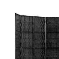 Thumbnail for Artiss 6 Panel Room Divider Screen Privacy Timber Foldable Dividers Stand Black