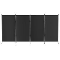 Thumbnail for Artiss 4 Panel Room Divider Screen 345x180cm Fabric Black