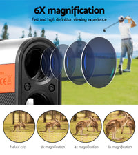 Thumbnail for MiLESEEY 600M Magnetic Rangefinder LCD Laser Golf Range Finder Vibration Alert