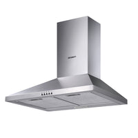 Thumbnail for Devanti Range Hood 60cm 600mm Kitchen Canopy Stainless Steel Rangehood Wall Mount