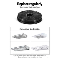 Thumbnail for Devanti Fixed Range Hood Rangehood Carbon Charcoal Filters Replacement For Ductless Ventless