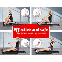 Thumbnail for Everfit Rowing Exercise Machine Rower Hydraulic Resistance Fitness Gym Cardio